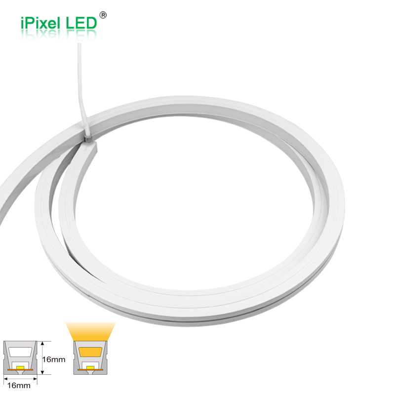 16x16mm DMX TM512AC RGBW top view led neon strip DC24V