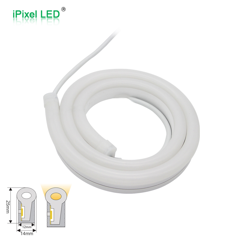 14Ｘ25mm Side view  DMX RGBW led neon strip DC24V