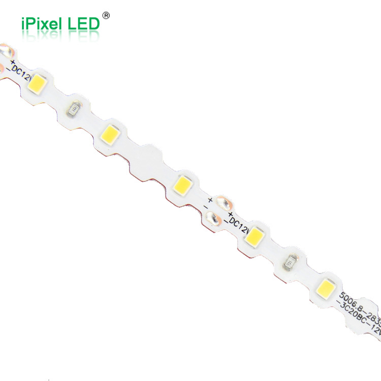 S Shape 7mm 2835 static color LED strip 60LEDs/m DC12V