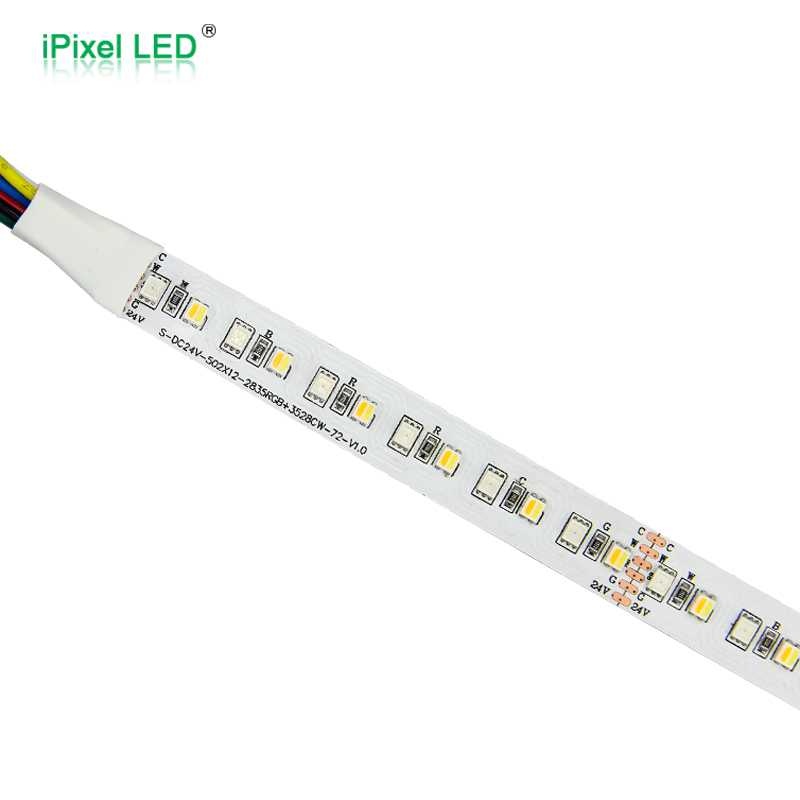 RGB+CCT  flex led strip 144LEDs/m DC24V