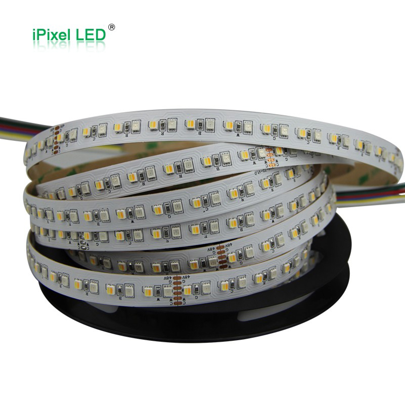 DC48V RGB+WW flex led strip 144LEDs/m