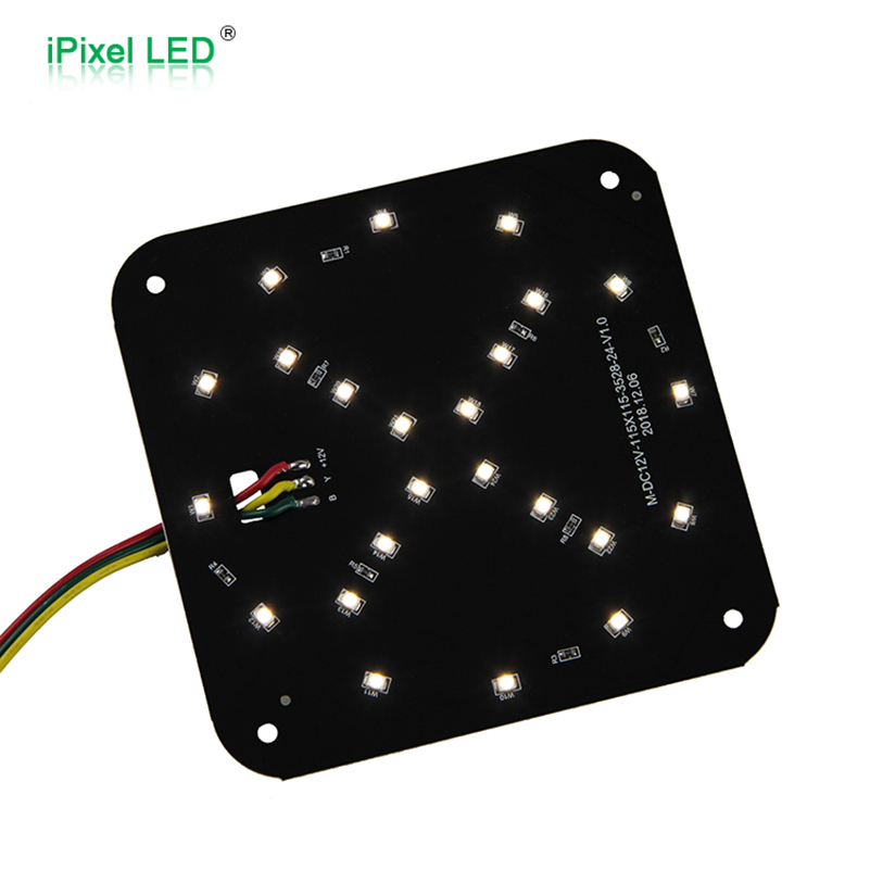 Customized cross and circle led rigid panel