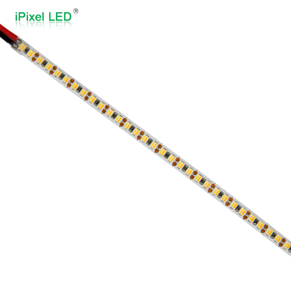 2 wires Ultra thin Dual Color 2025 LED strip 280LEDs/M DC24V